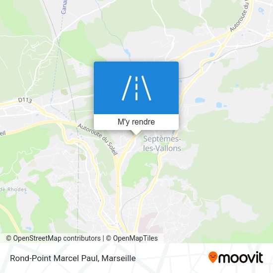 Rond-Point Marcel Paul plan