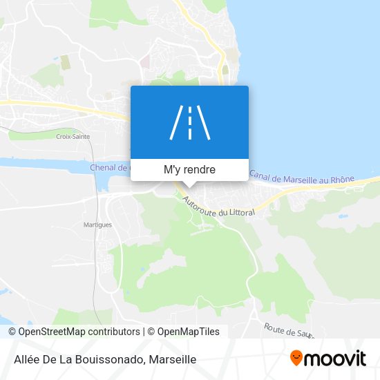 Allée De La Bouissonado plan