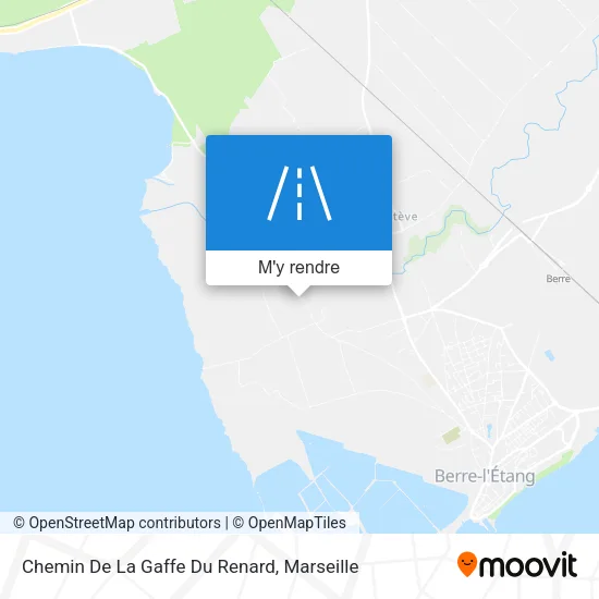 Chemin De La Gaffe Du Renard plan