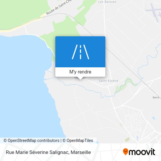 Rue Marie Séverine Salignac plan