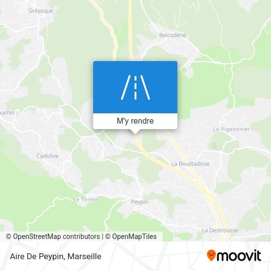 Aire De Peypin plan
