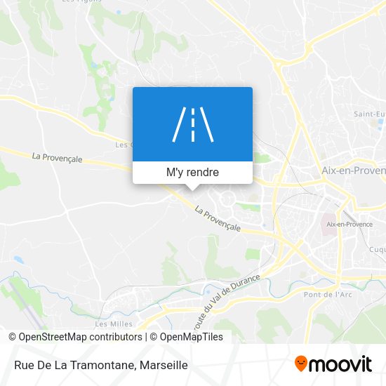 Rue De La Tramontane plan