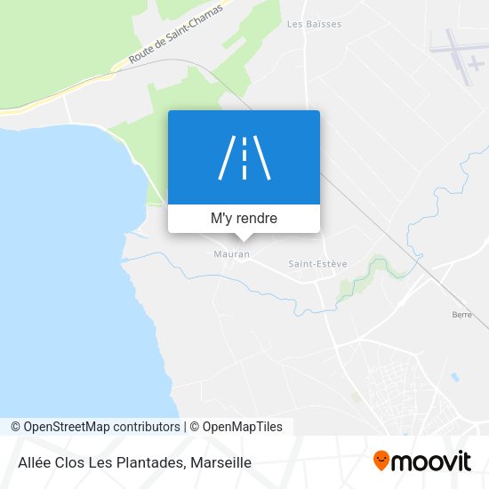Allée Clos Les Plantades plan