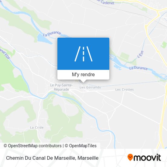 Chemin Du Canal De Marseille plan