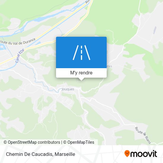 Chemin De Caucadis plan
