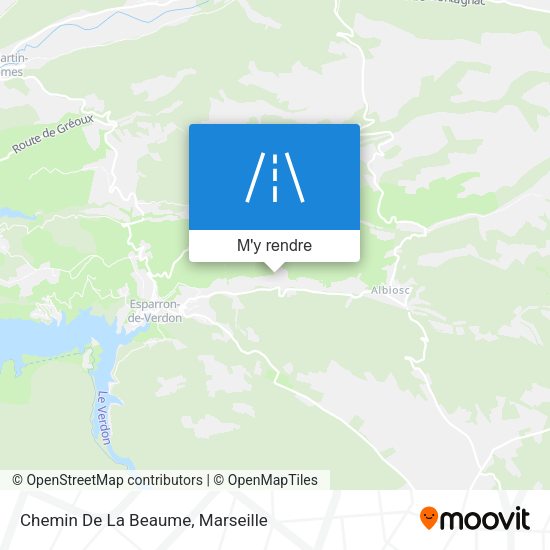 Chemin De La Beaume plan