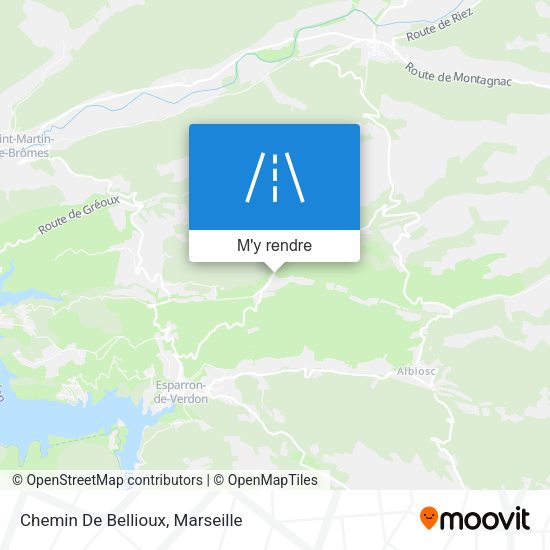 Chemin De Bellioux plan
