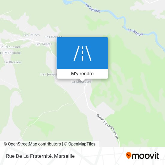 Rue De La Fraternité plan