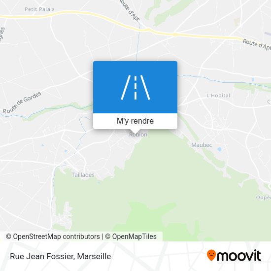 Rue Jean Fossier plan