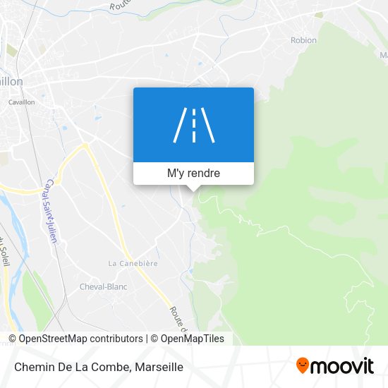 Chemin De La Combe plan