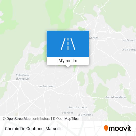 Chemin De Gontrand plan