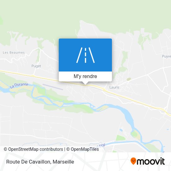 Route De Cavaillon plan