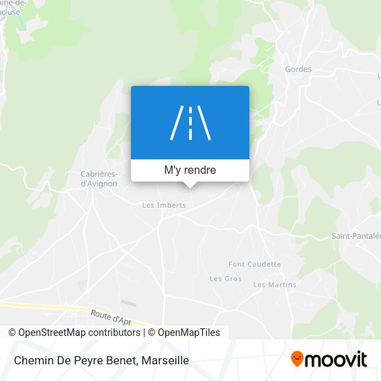 Chemin De Peyre Benet plan
