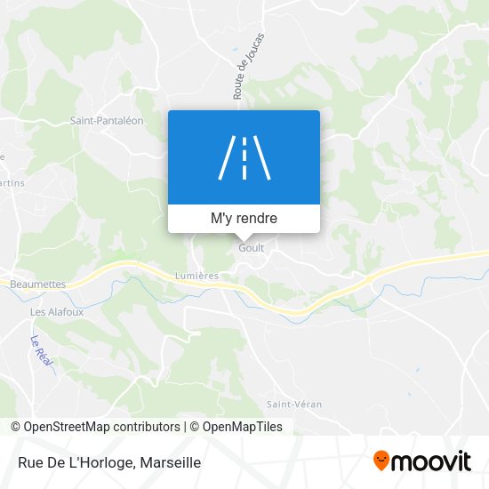 Rue De L'Horloge plan
