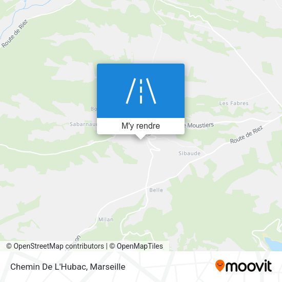 Chemin De L'Hubac plan