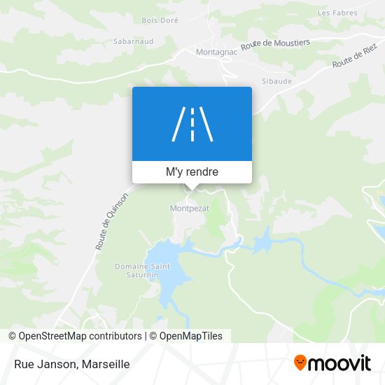 Rue Janson plan