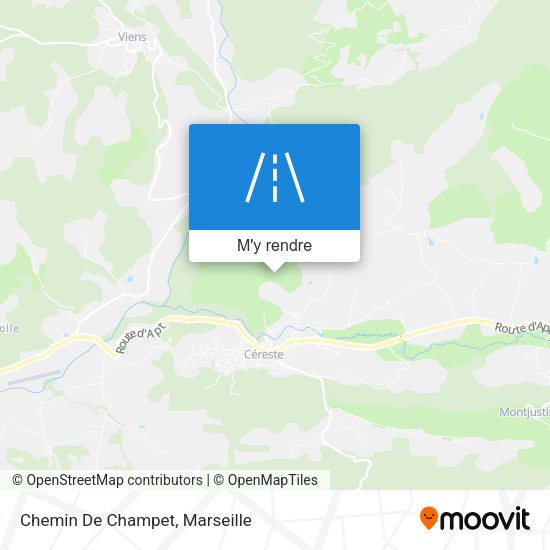 Chemin De Champet plan