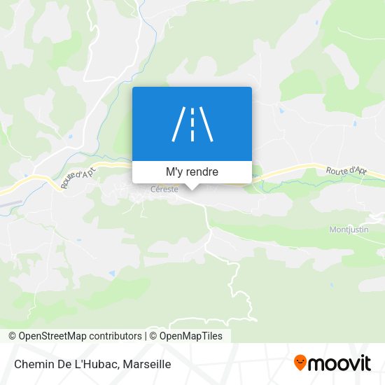 Chemin De L'Hubac plan