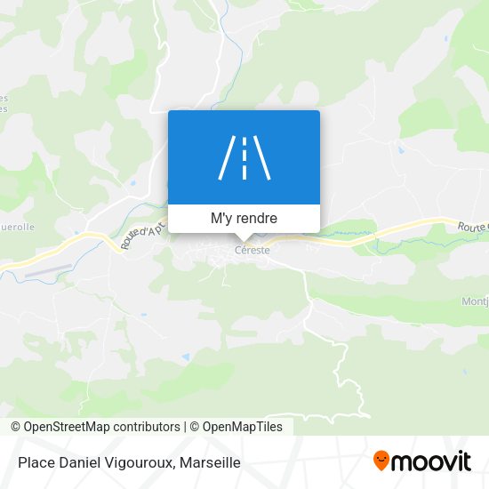 Place Daniel Vigouroux plan