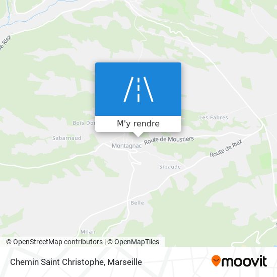 Chemin Saint Christophe plan