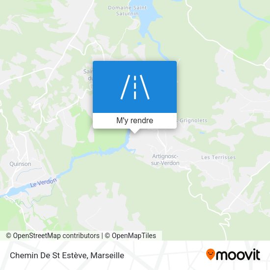 Chemin De St Estève plan