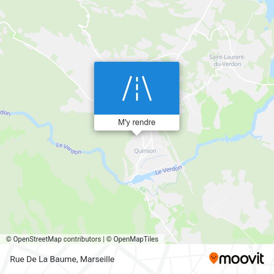 Rue De La Baume plan