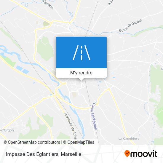 Impasse Des Églantiers plan