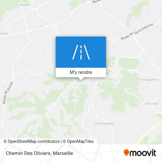 Chemin Des Oliviers plan