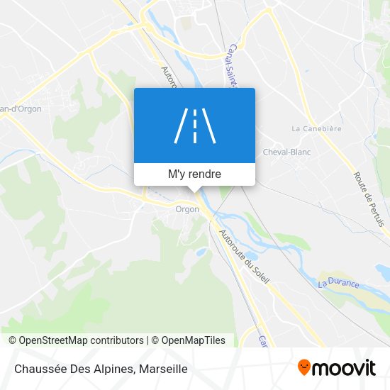 Chaussée Des Alpines plan