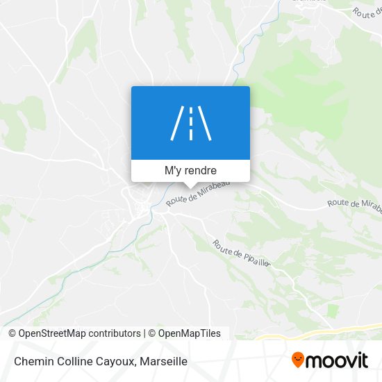 Chemin Colline Cayoux plan