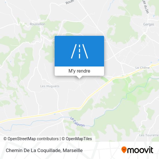 Chemin De La Coquillade plan