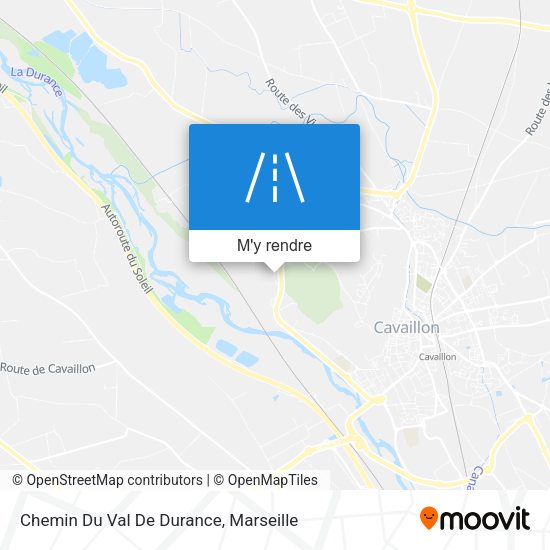 Chemin Du Val De Durance plan