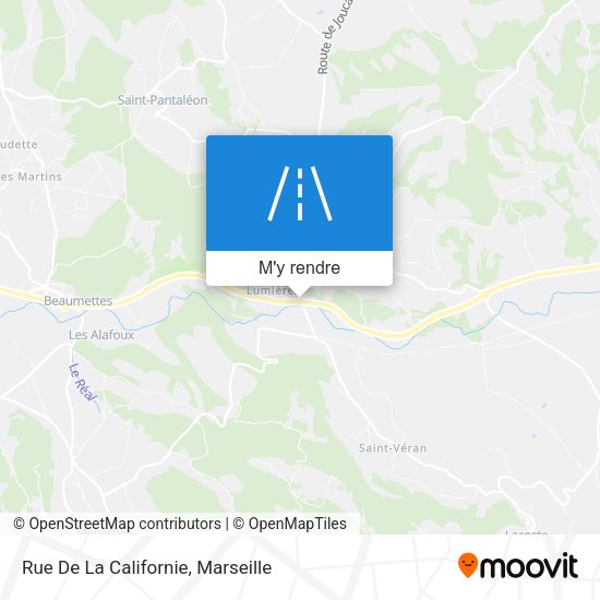 Rue De La Californie plan