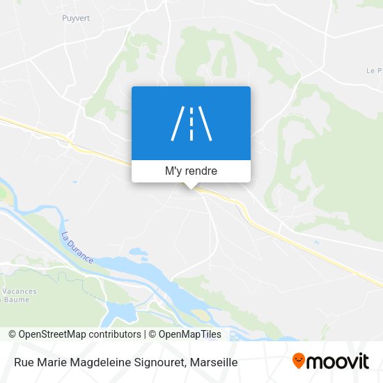 Rue Marie Magdeleine Signouret plan