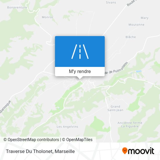 Traverse Du Tholonet plan