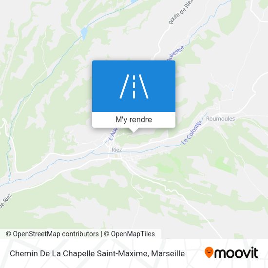 Chemin De La Chapelle Saint-Maxime plan