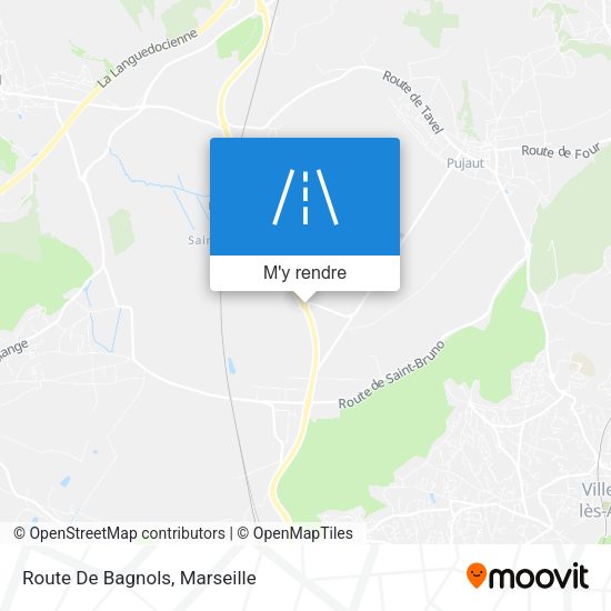 Route De Bagnols plan