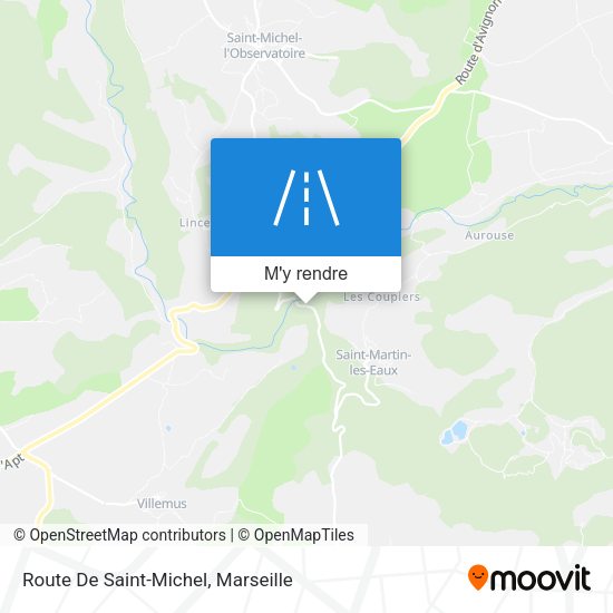 Route De Saint-Michel plan