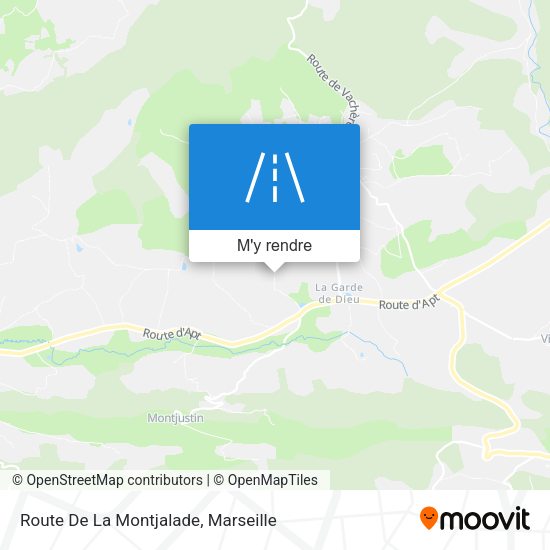 Route De La Montjalade plan