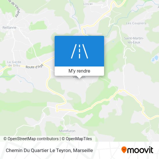 Chemin Du Quartier Le Teyron plan