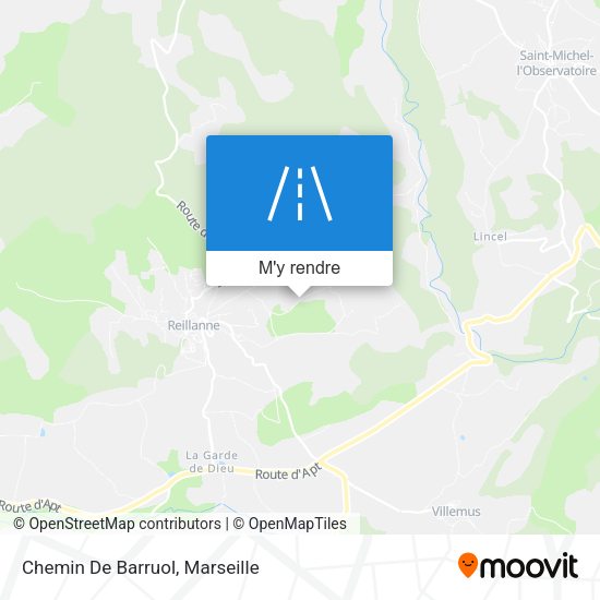 Chemin De Barruol plan