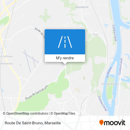 Route De Saint-Bruno plan