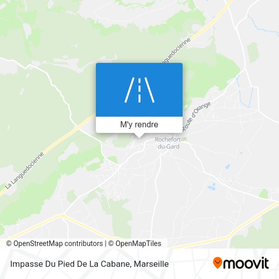 Impasse Du Pied De La Cabane plan