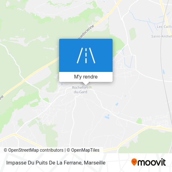 Impasse Du Puits De La Ferrane plan