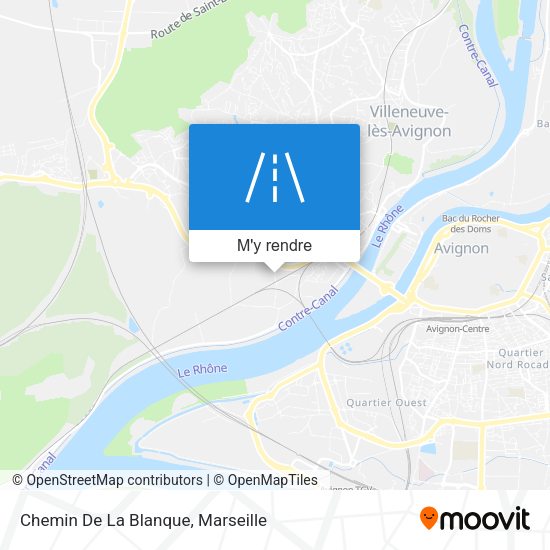 Chemin De La Blanque plan