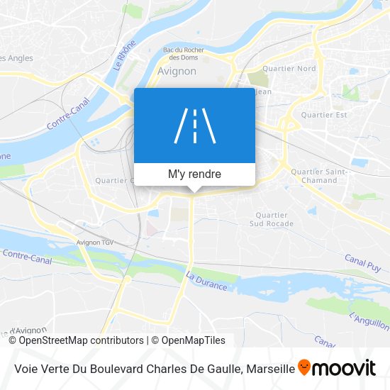 Voie Verte Du Boulevard Charles De Gaulle plan