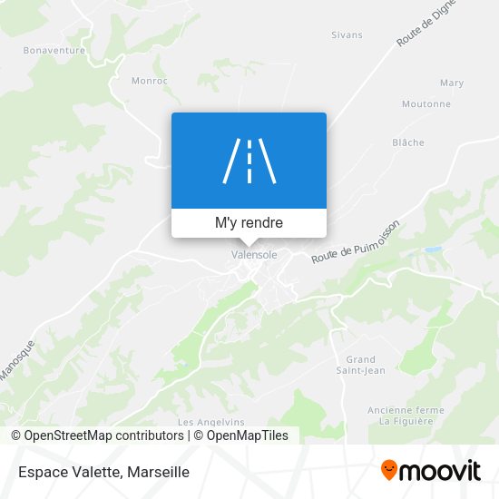Espace Valette plan