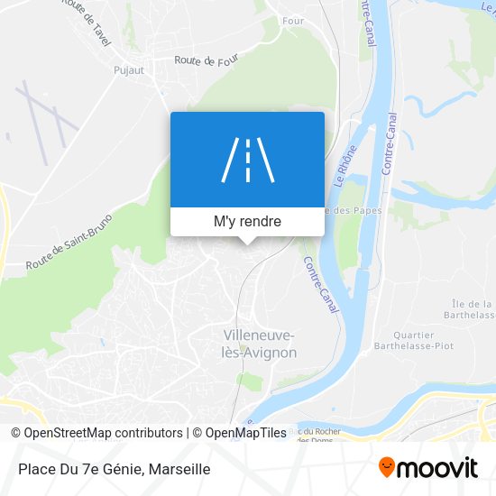Place Du 7e Génie plan