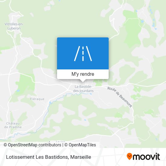 Lotissement Les Bastidons plan