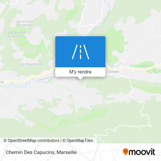 Chemin Des Capucins plan